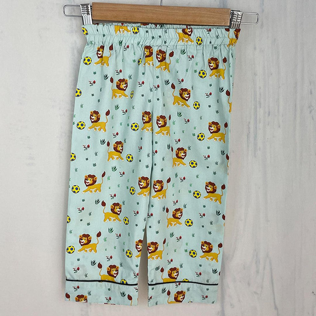 Pocket Nightwear for Girls and Boys - Lion print Joeycare