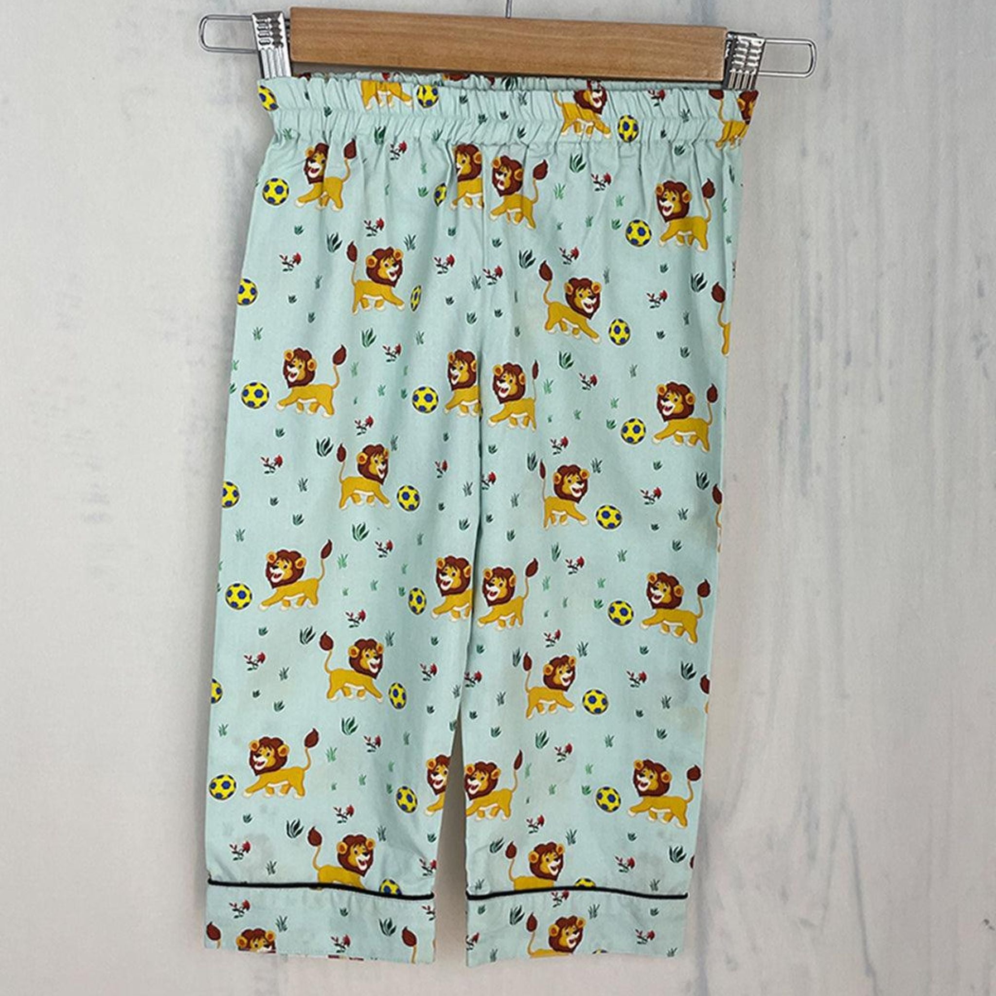 Pocket Nightwear for Girls and Boys - Lion print Joeycare