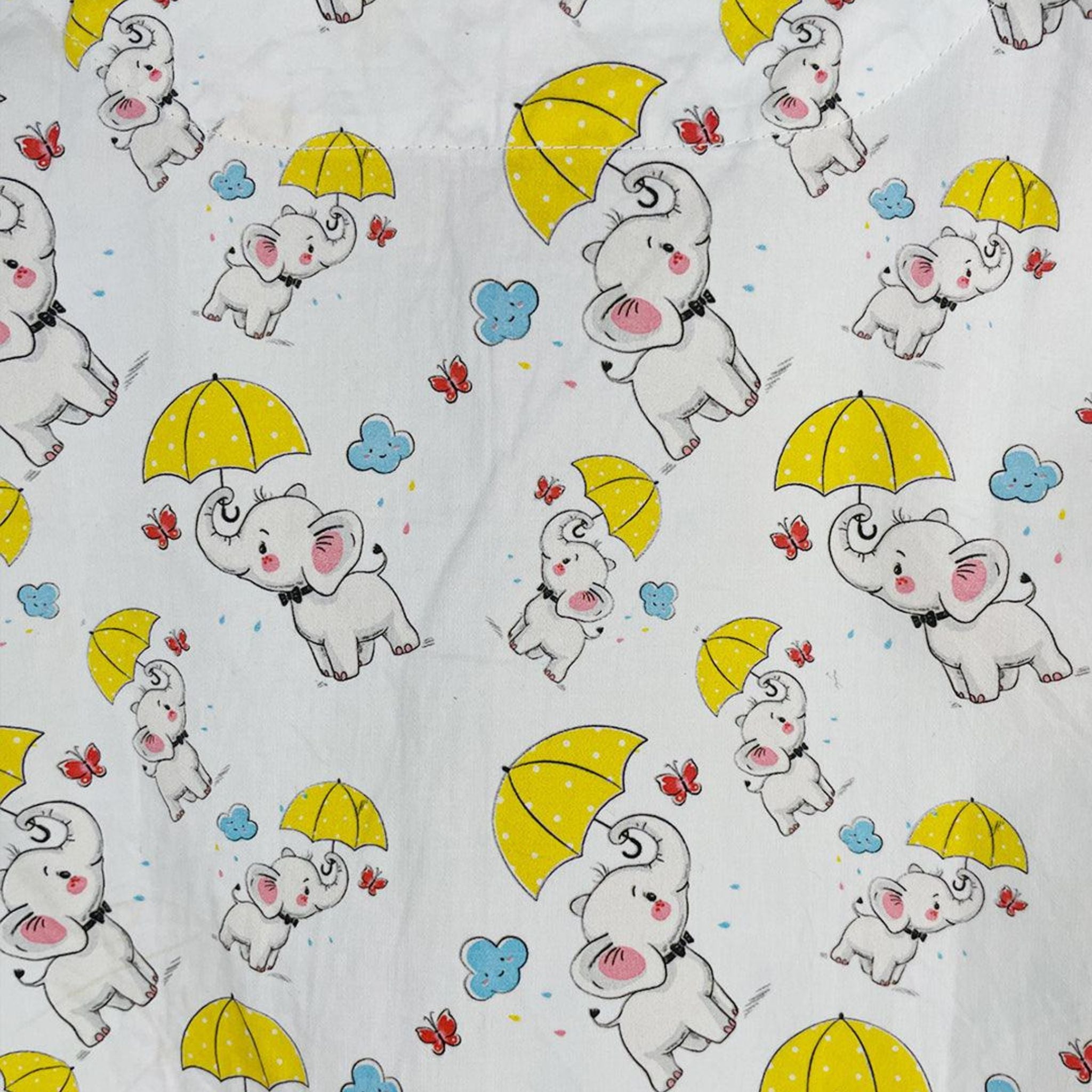 Pocket Nightwear for Girls and Boys - Umbrella elephant Joeycare
