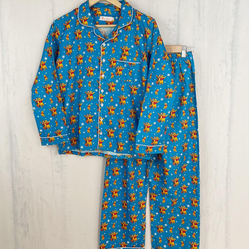 Pocket Nightwear for Girls and Boys - Winnie the pooh print Joeycare 