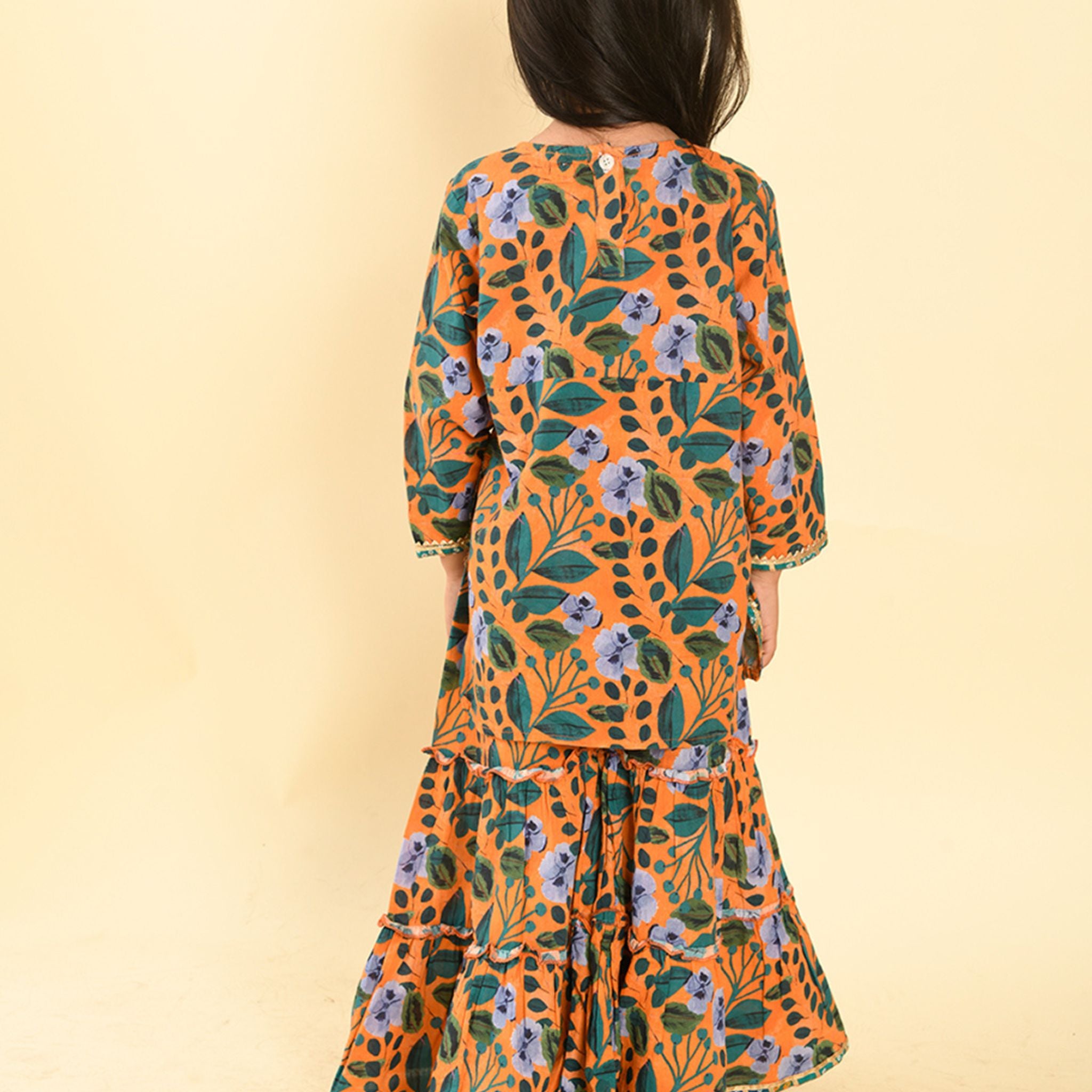 Sharara set - October Swirl Print Joeycare