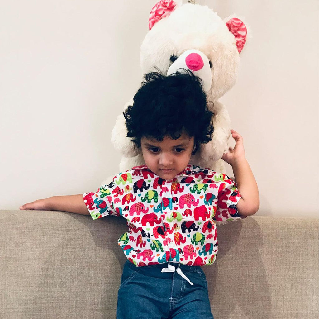 Shirts for boys  - Colorful Elephant Joeycare 