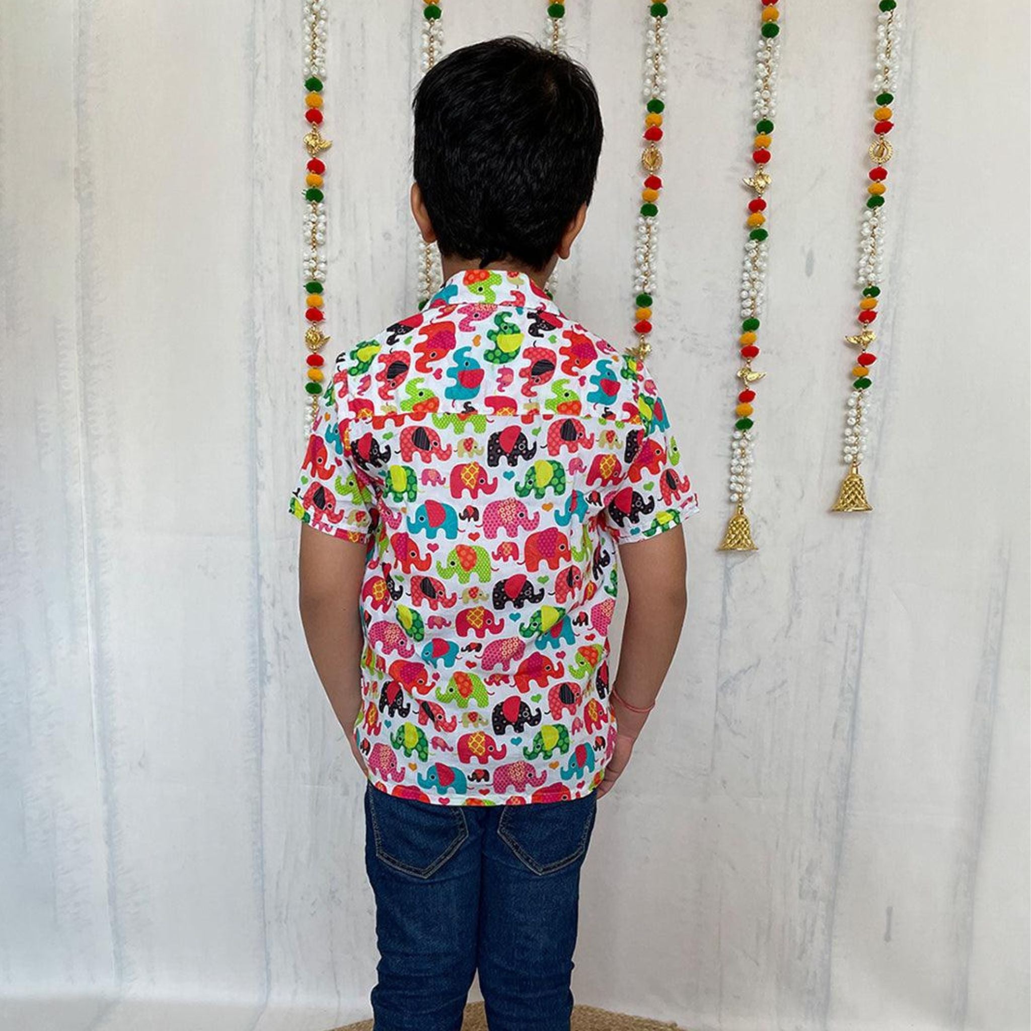 Shirts for boys  - Colorful Elephant Joeycare 