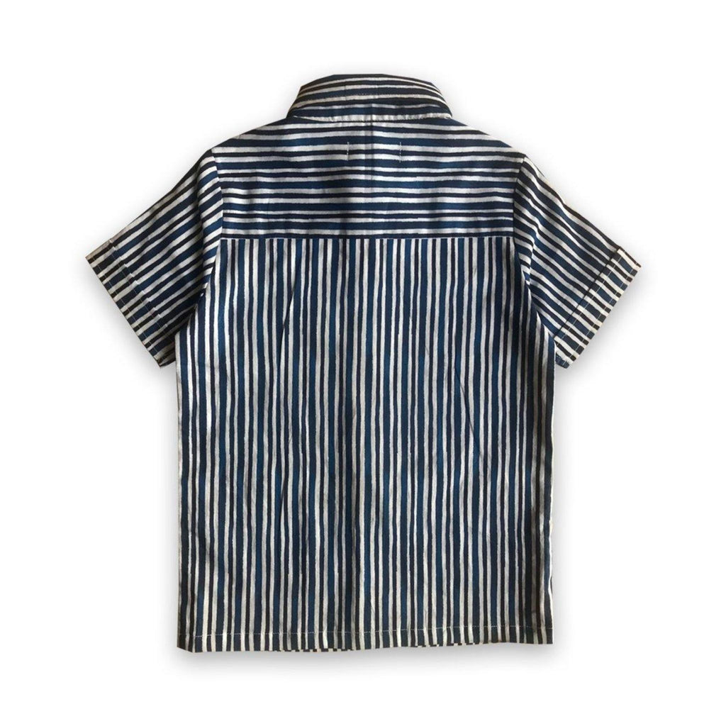Shirts for boys - Indigo Stripes Joeycare 