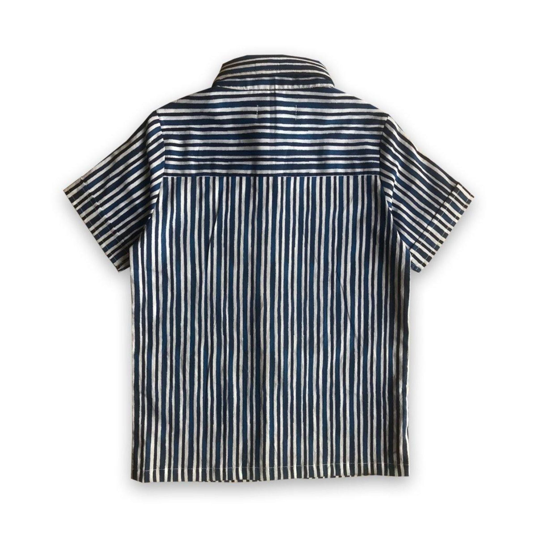 Shirts for boys - Indigo Stripes Joeycare 