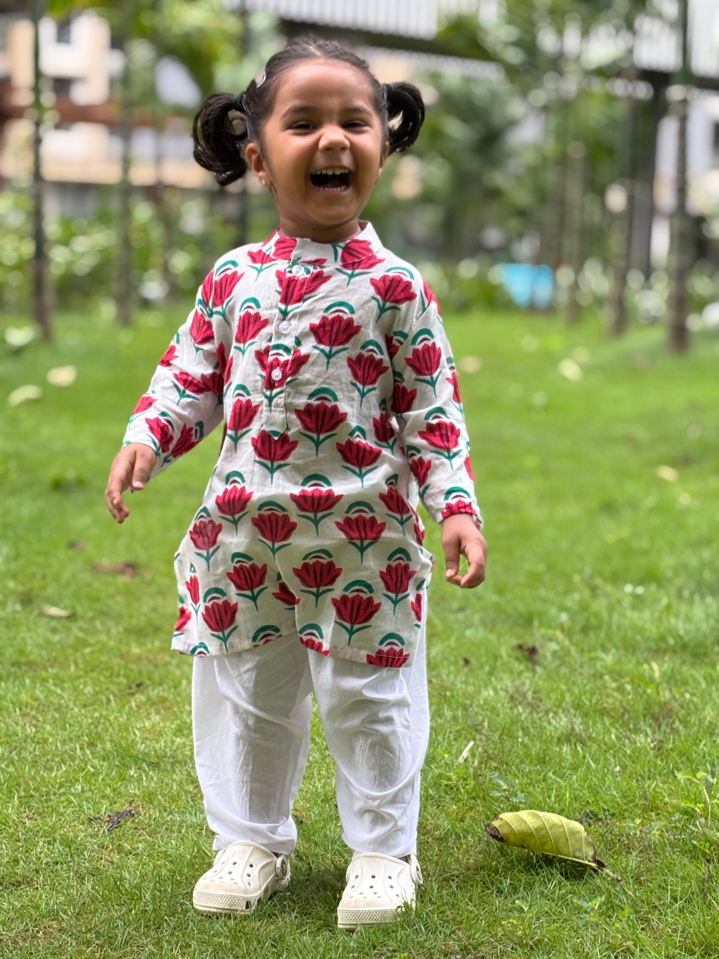 Salwar Kurta Set for Girls - Whispering Rose