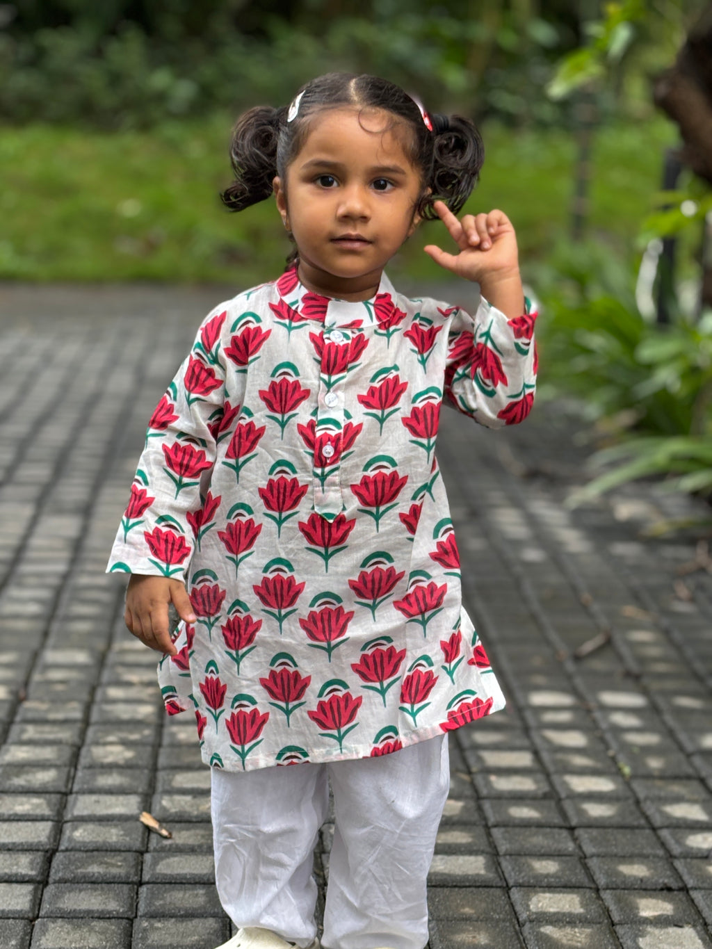 Salwar Kurta Set for Girls - Whispering Rose