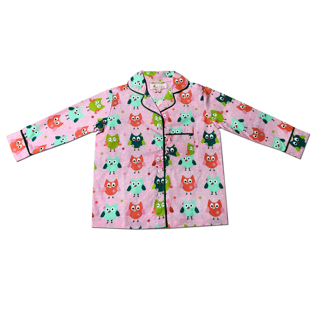 Pyjama set in Doodle Owl Joey Care